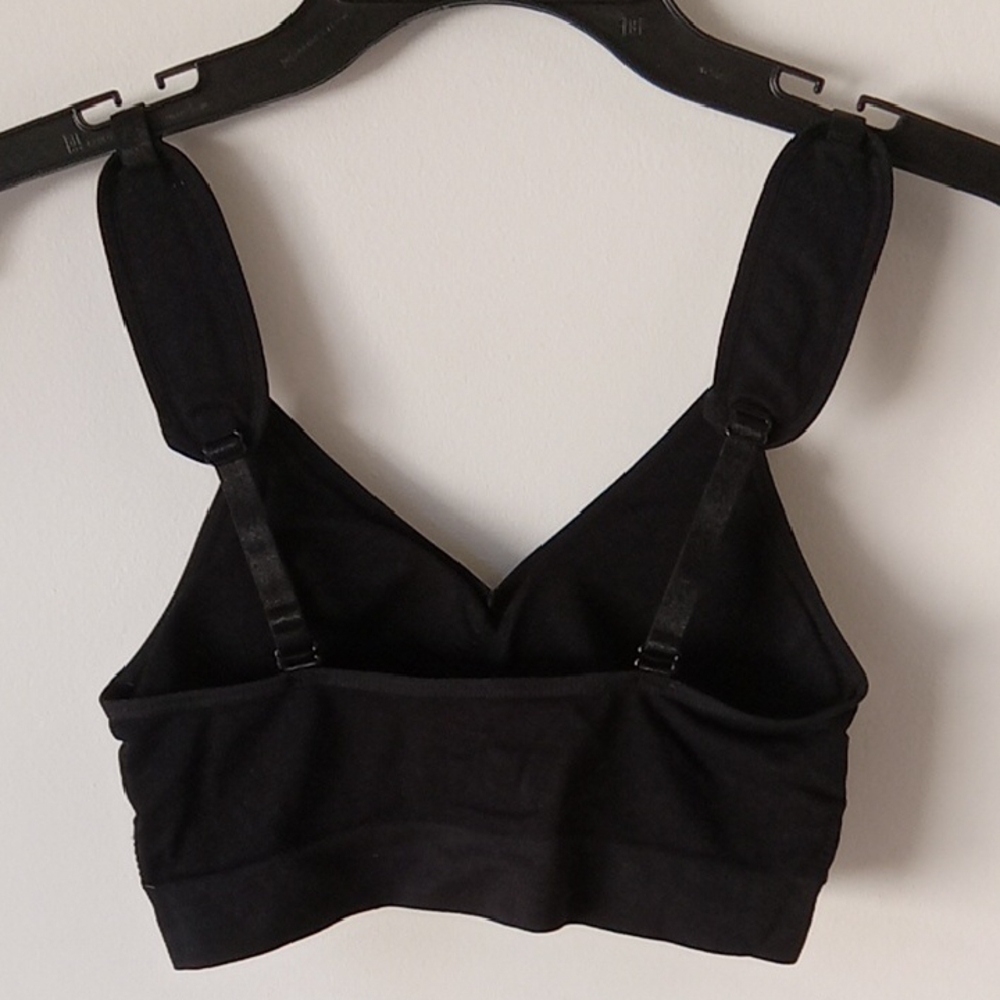 Dream By Genie Black Women's Intimate / Sports Bra Size L - Picture 3 of 7